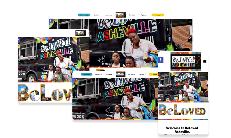 Website for Beloved Asheville